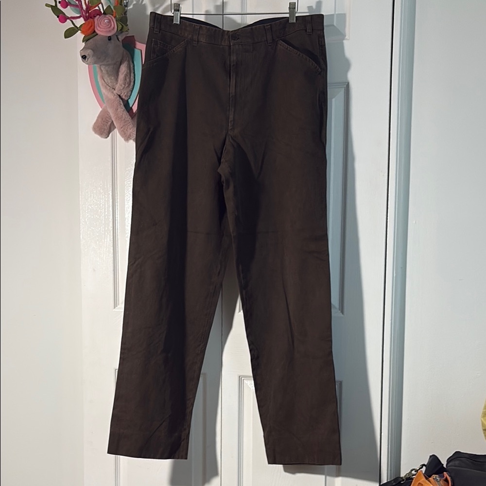 Hiltl cotton twill pants. 38 x 34